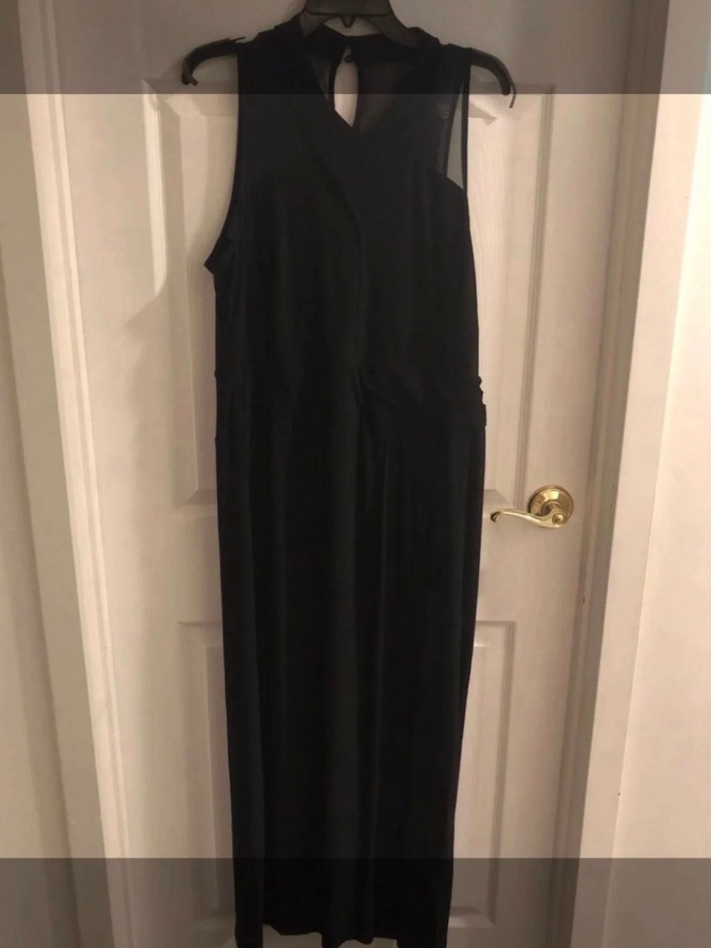 Emma & Michele Black Sleeveless Maxi Dress